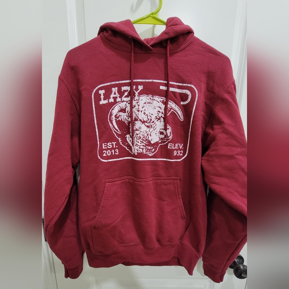 Lazy J Ranch Sweatshirt Mens Small Hoodie